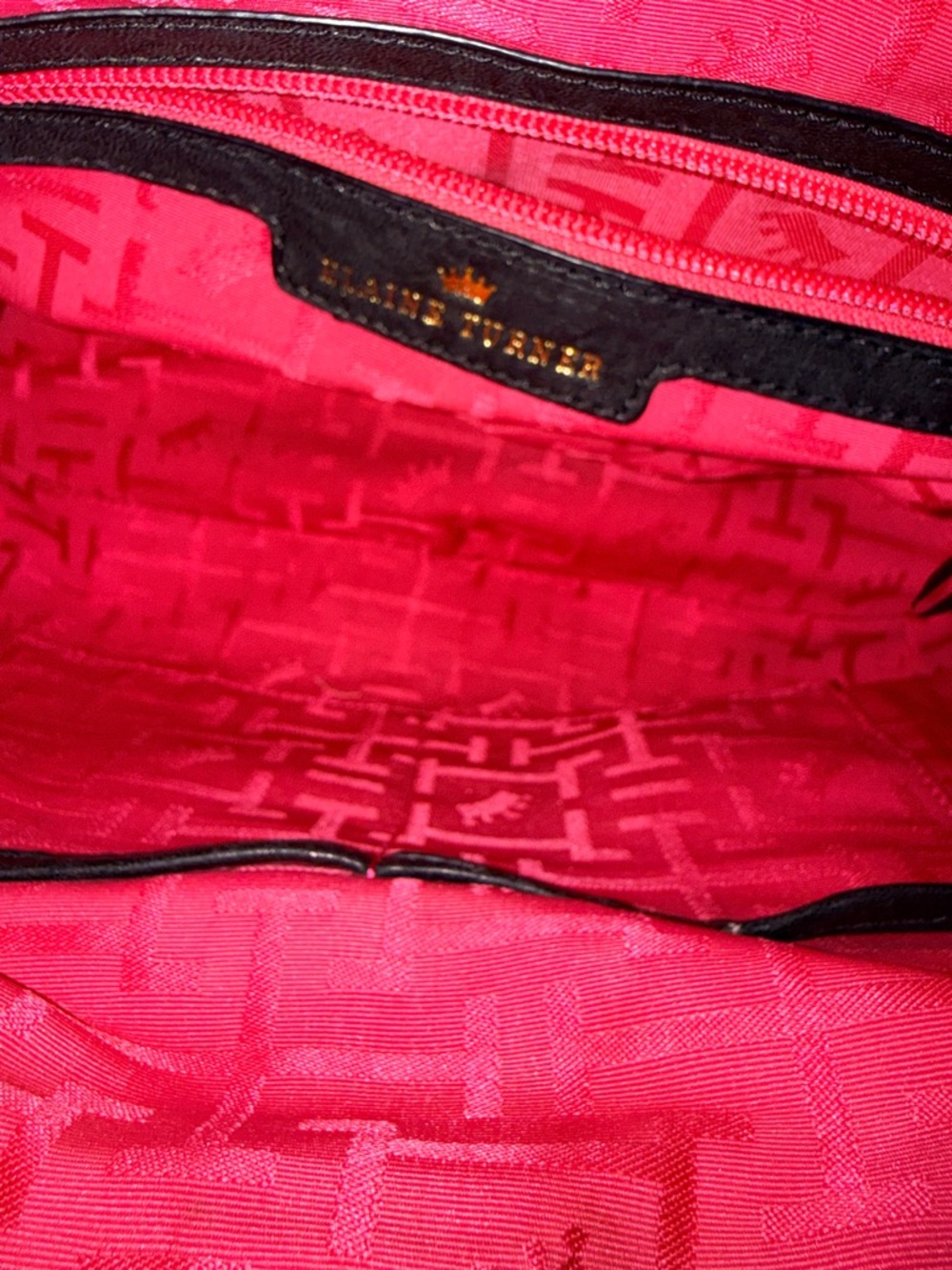 Elaine Turner Yellow Python-Print Satchel with dust bag - Picture 6 of 6